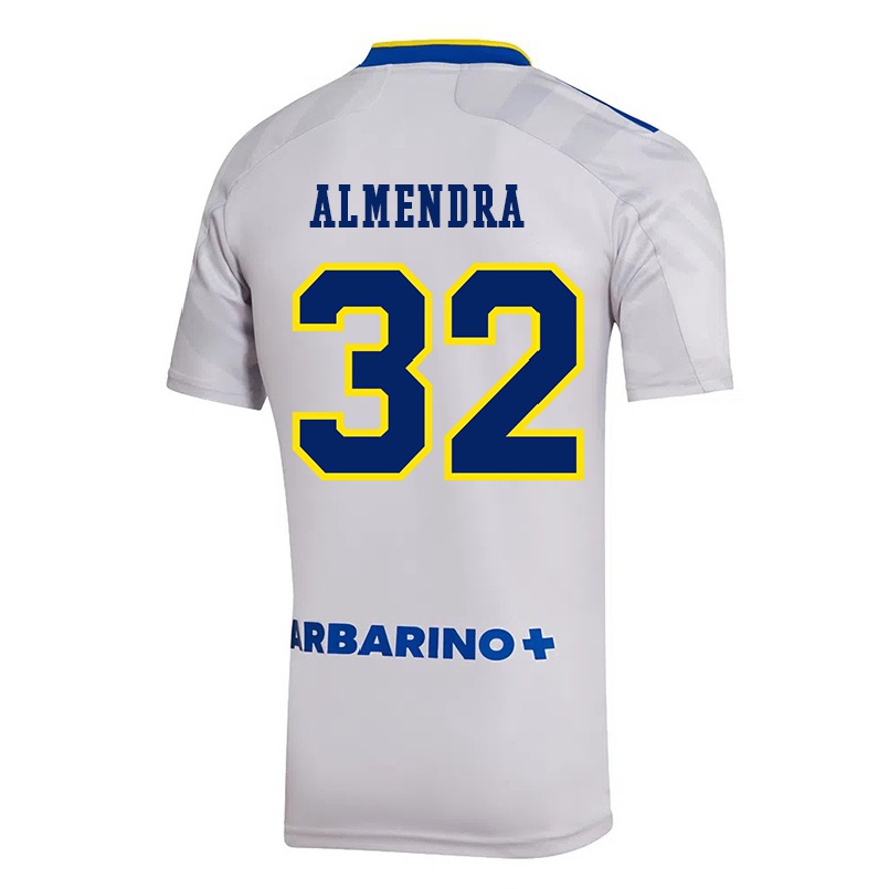 Naisten Jalkapallo Agustin Almendra #32 Harmaa Vieraspaita 2021/22 Lyhythihainen Paita T-paita