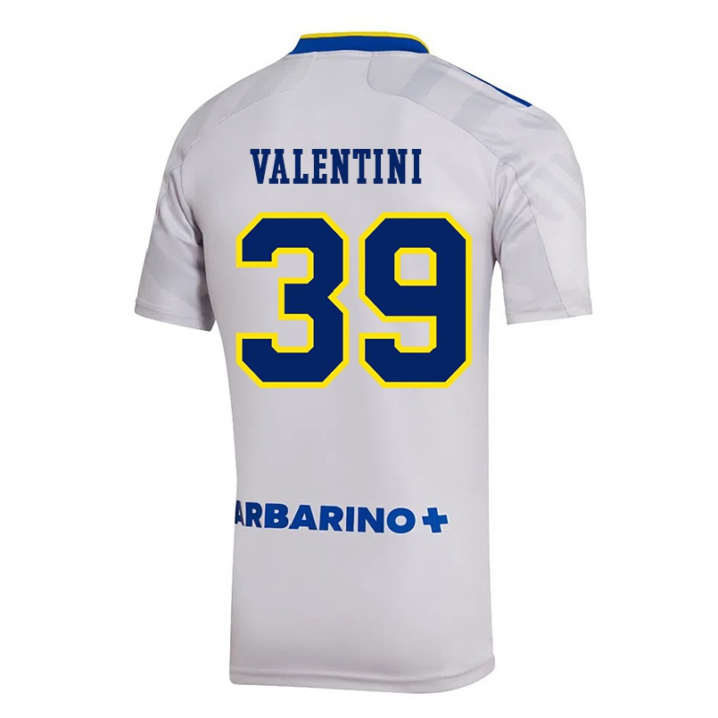 Naisten Jalkapallo Nicolas Valentini #39 Harmaa Vieraspaita 2021/22 Lyhythihainen Paita T-paita