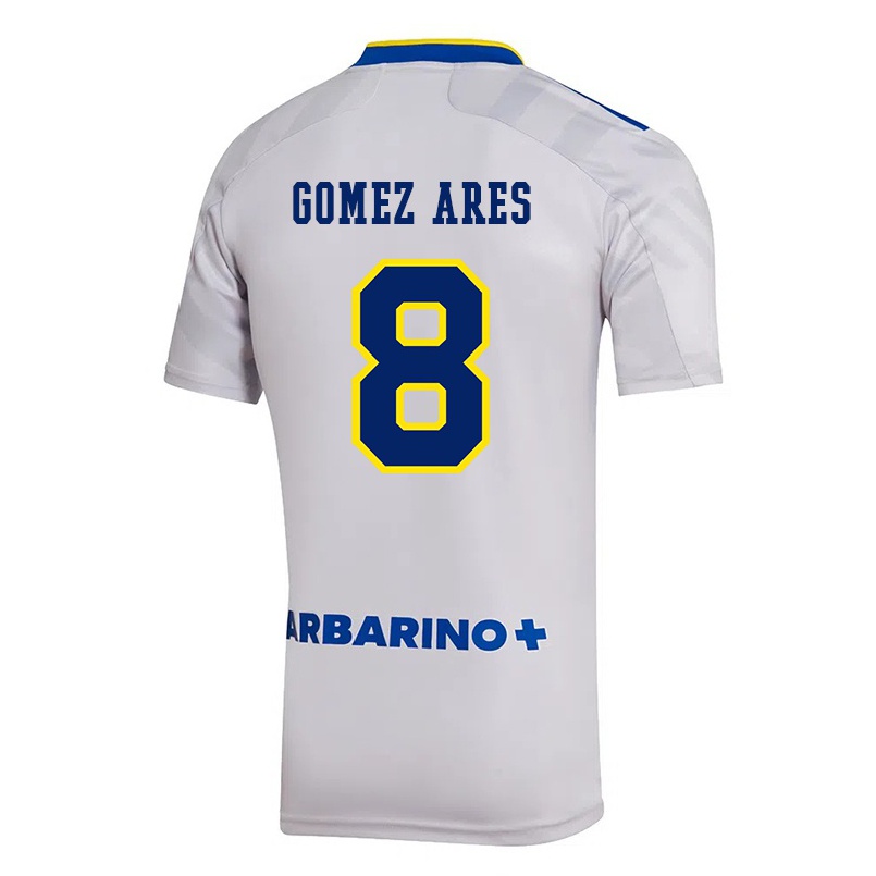 Naisten Jalkapallo Camila Gomez Ares #8 Harmaa Vieraspaita 2021/22 Lyhythihainen Paita T-paita