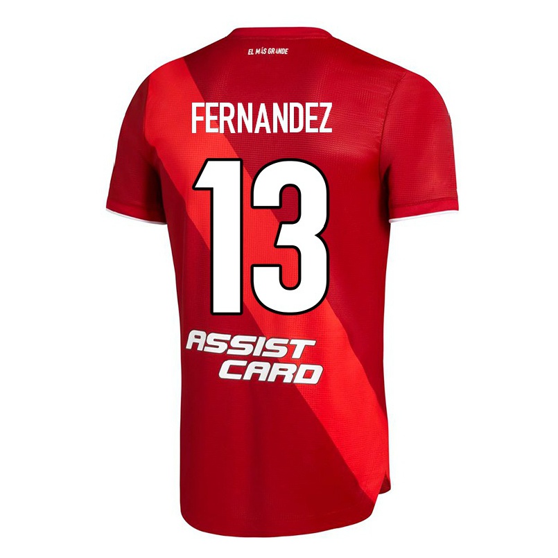 Naisten Jalkapallo Enzo Fernandez #13 Punainen Vieraspaita 2021/22 Lyhythihainen Paita T-paita