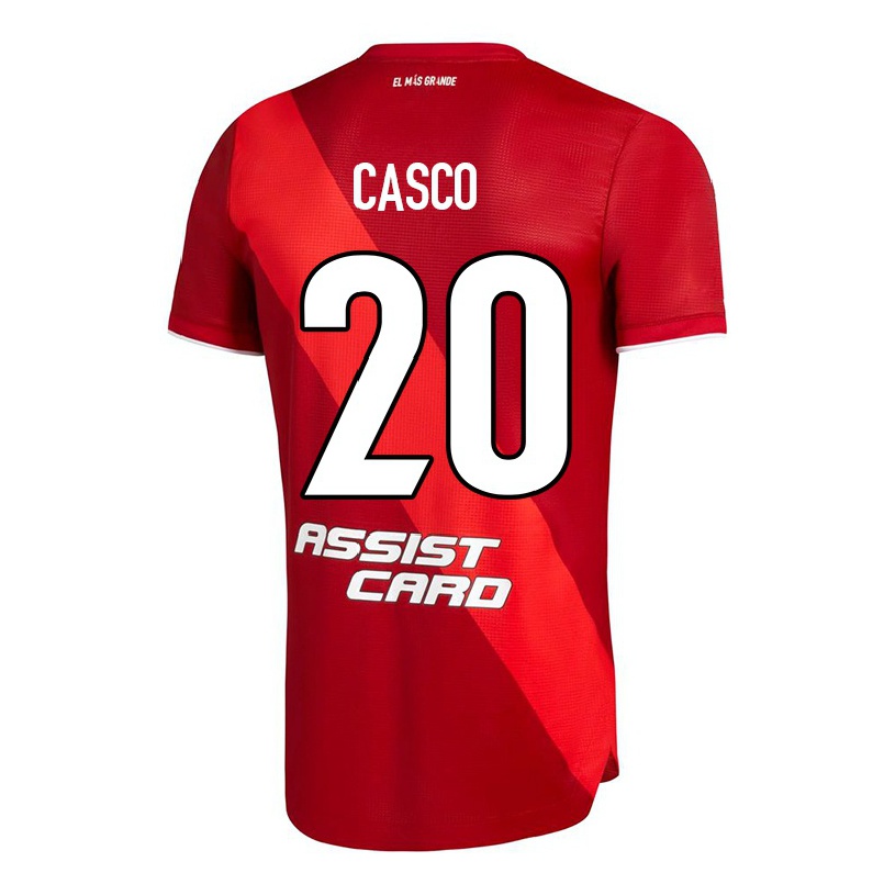 Naisten Jalkapallo Milton Casco #20 Punainen Vieraspaita 2021/22 Lyhythihainen Paita T-paita