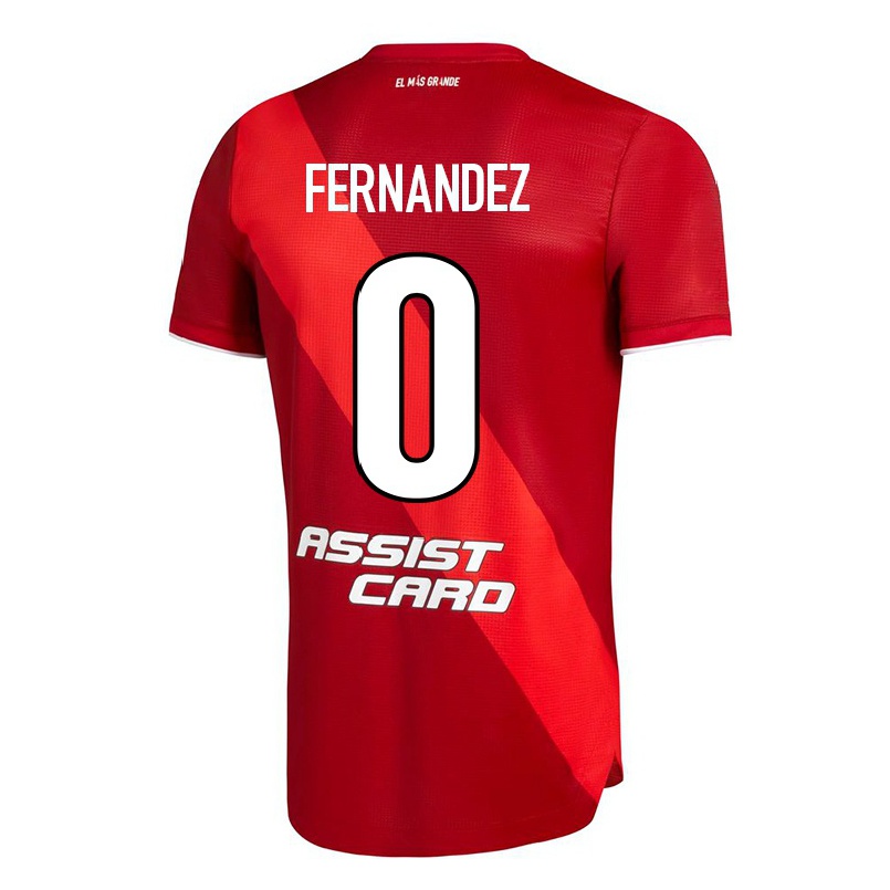 Naisten Jalkapallo Esteban Fernandez #0 Punainen Vieraspaita 2021/22 Lyhythihainen Paita T-paita