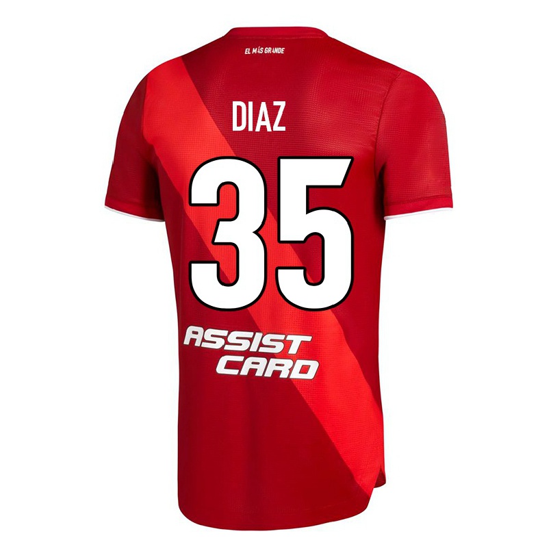 Naisten Jalkapallo Leonardo Diaz #35 Punainen Vieraspaita 2021/22 Lyhythihainen Paita T-paita