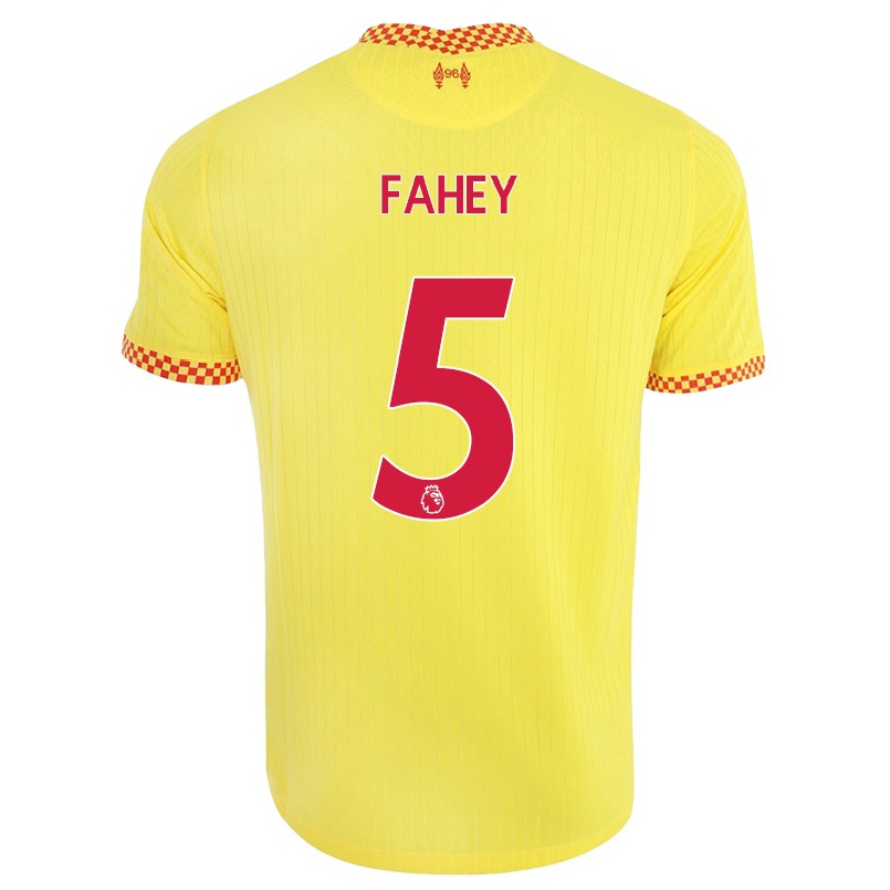Naisten Jalkapallo Niamh Fahey #5 Keltainen 3. Paita 2021/22 Lyhythihainen Paita T-paita