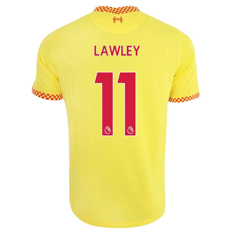 Naisten Jalkapallo Melissa Lawley #11 Keltainen 3. Paita 2021/22 Lyhythihainen Paita T-paita