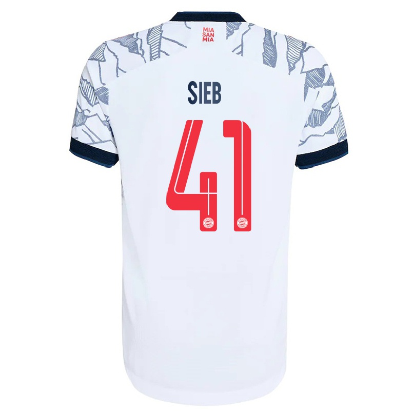 Naisten Jalkapallo Armindo Sieb #41 Harmaa Valkoinen 3. Paita 2021/22 Lyhythihainen Paita T-paita