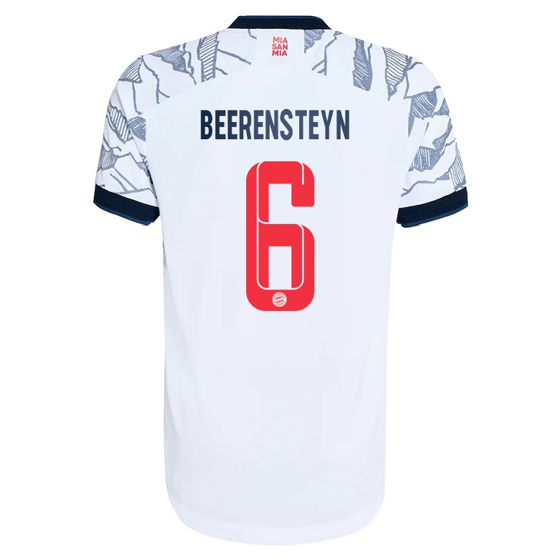 Naisten Jalkapallo Lineth Beerensteyn #6 Harmaa Valkoinen 3. Paita 2021/22 Lyhythihainen Paita T-paita