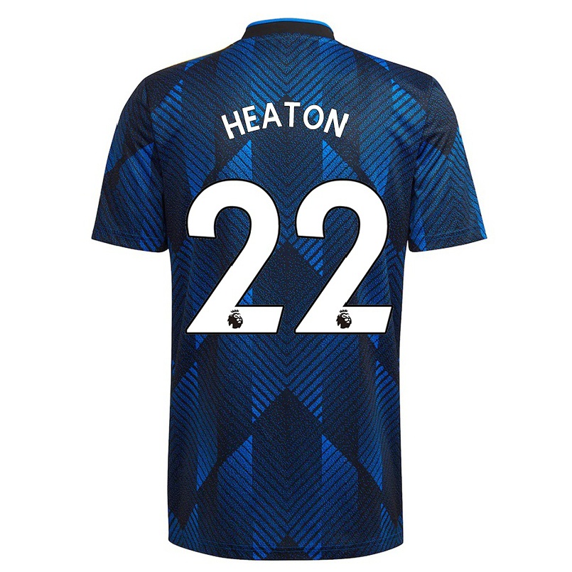 Naisten Jalkapallo Tom Heaton #22 Tummansininen 3. Paita 2021/22 Lyhythihainen Paita T-paita