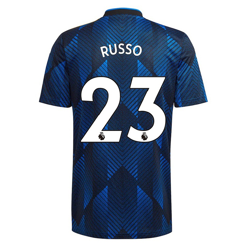 Naisten Jalkapallo Alessia Russo #23 Tummansininen 3. Paita 2021/22 Lyhythihainen Paita T-paita