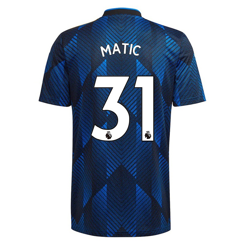 Naisten Jalkapallo Nemanja Matic #31 Tummansininen 3. Paita 2021/22 Lyhythihainen Paita T-paita