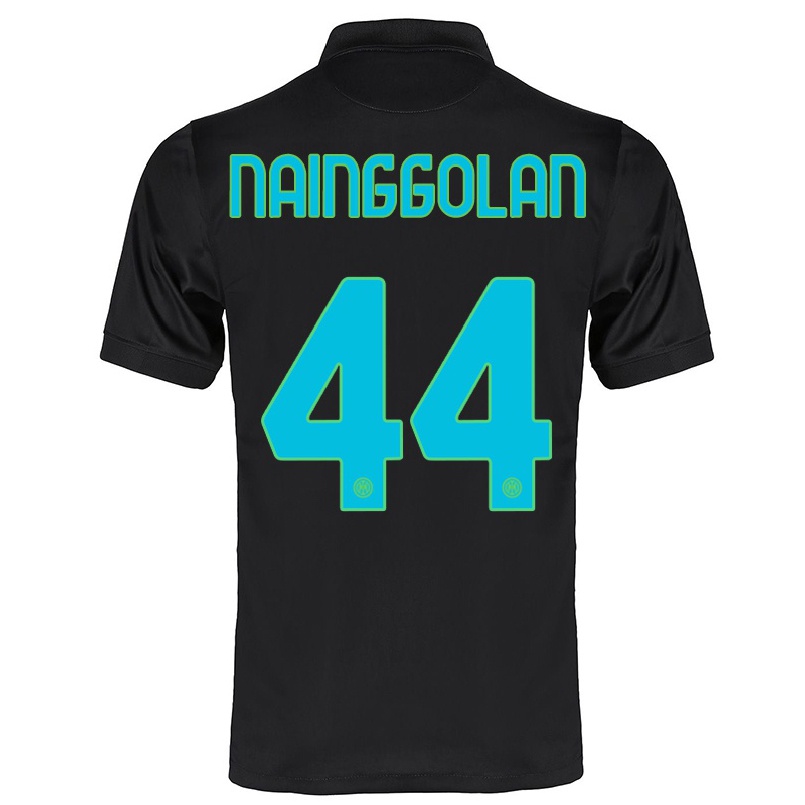 Naisten Jalkapallo Radja Nainggolan #44 Musta 3. Paita 2021/22 Lyhythihainen Paita T-paita