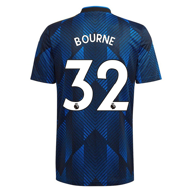 Naisten Jalkapallo Tara Bourne #32 Tummansininen 3. Paita 2021/22 Lyhythihainen Paita T-paita