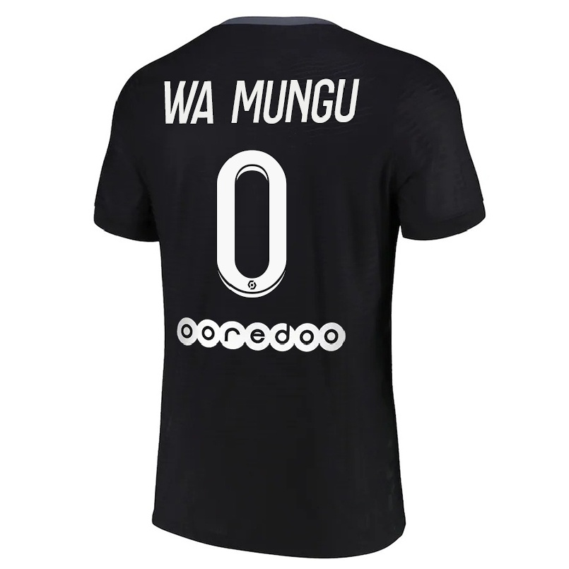 Naisten Jalkapallo Vimoj Muntu Wa Mungu #0 Musta 3. Paita 2021/22 Lyhythihainen Paita T-paita