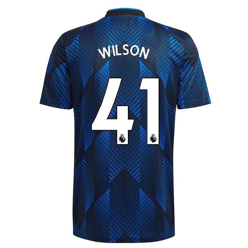 Naisten Jalkapallo Emelia Wilson #41 Tummansininen 3. Paita 2021/22 Lyhythihainen Paita T-paita
