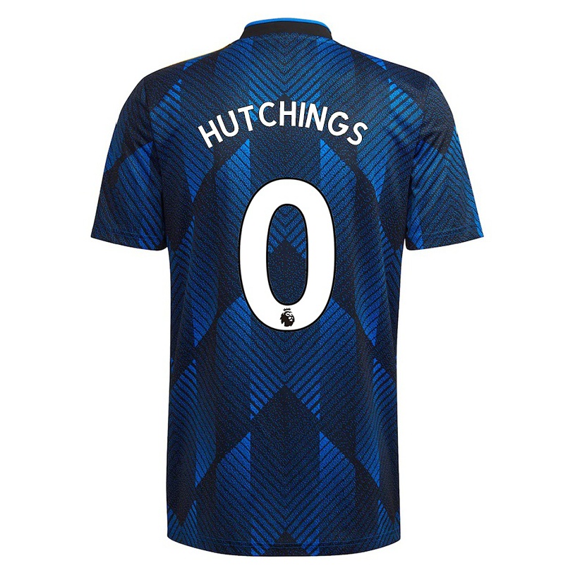 Naisten Jalkapallo Annie Hutchings #0 Tummansininen 3. Paita 2021/22 Lyhythihainen Paita T-paita
