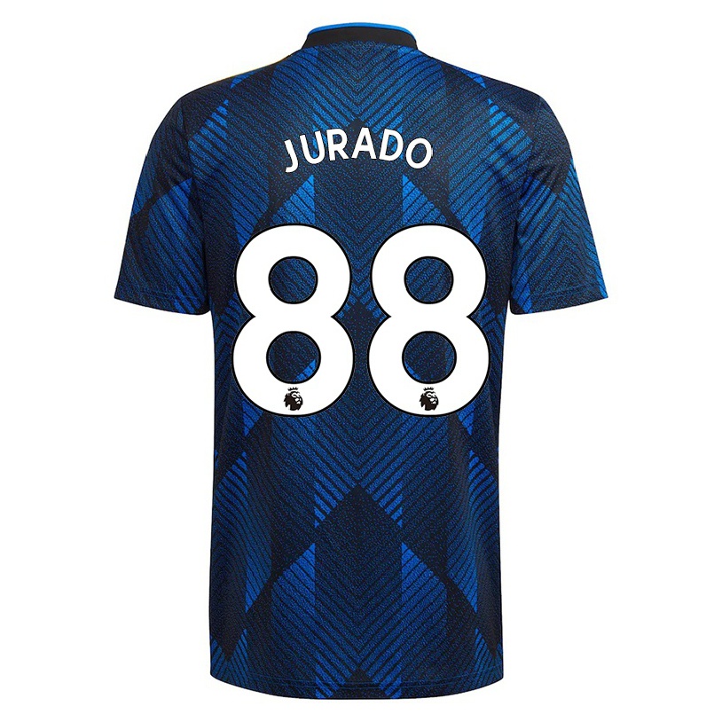 Naisten Jalkapallo Marc Jurado #88 Tummansininen 3. Paita 2021/22 Lyhythihainen Paita T-paita