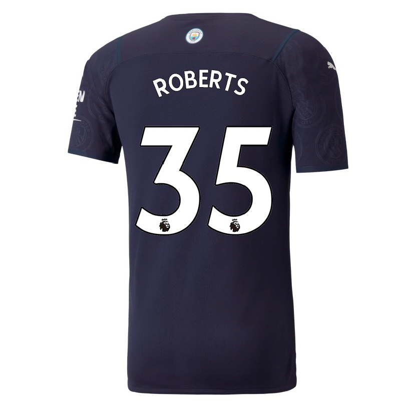 Naisten Jalkapallo Patrick Roberts #35 Tummansininen 3. Paita 2021/22 Lyhythihainen Paita T-paita