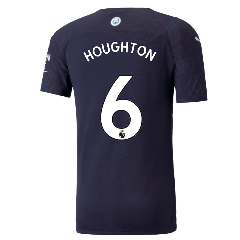 Naisten Jalkapallo Steph Houghton #6 Tummansininen 3. Paita 2021/22 Lyhythihainen Paita T-paita