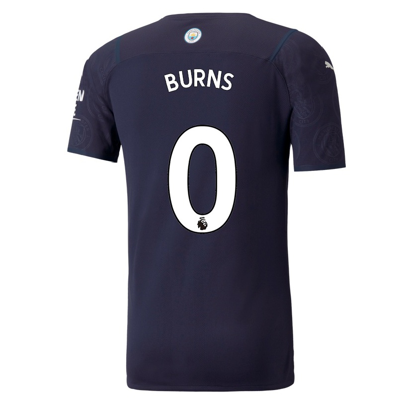 Naisten Jalkapallo Finley Burns #0 Tummansininen 3. Paita 2021/22 Lyhythihainen Paita T-paita