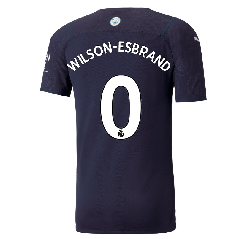 Naisten Jalkapallo Josh Wilson-Esbrand #0 Tummansininen 3. Paita 2021/22 Lyhythihainen Paita T-paita