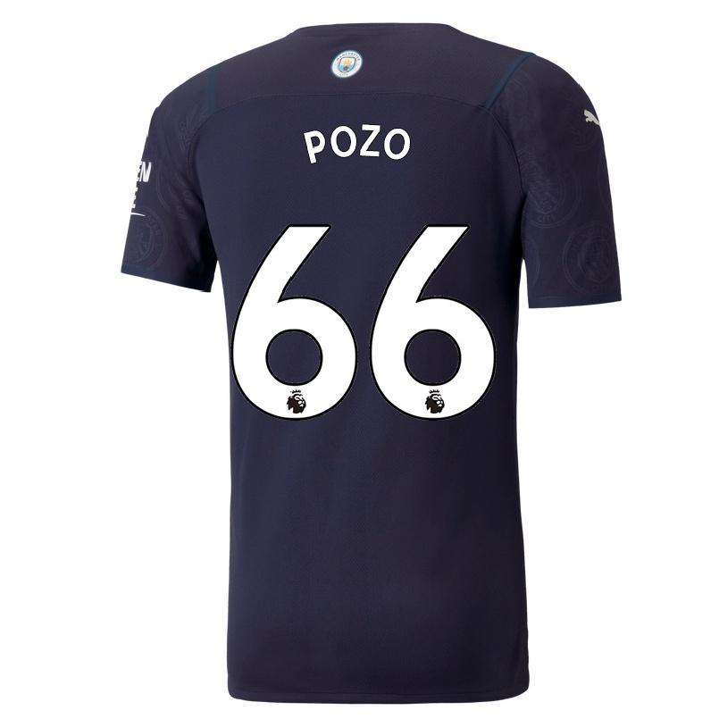 Naisten Jalkapallo Iker Pozo #66 Tummansininen 3. Paita 2021/22 Lyhythihainen Paita T-paita