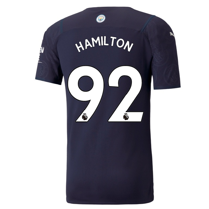Naisten Jalkapallo Micah Hamilton #92 Tummansininen 3. Paita 2021/22 Lyhythihainen Paita T-paita