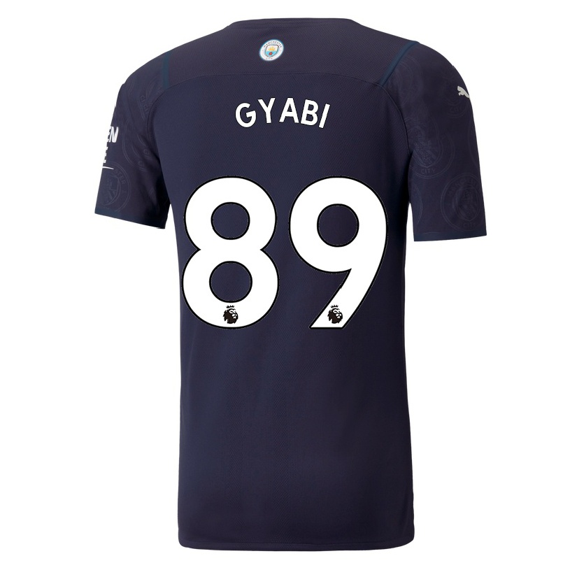 Naisten Jalkapallo Darko Gyabi #89 Tummansininen 3. Paita 2021/22 Lyhythihainen Paita T-paita