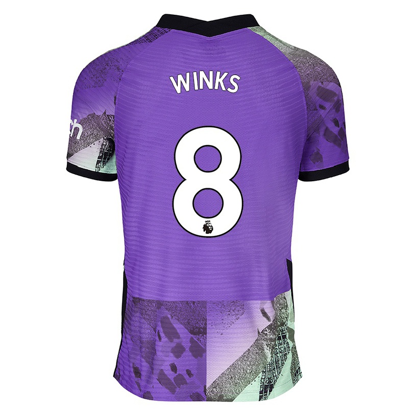 Naisten Jalkapallo Harry Winks #8 Violetti 3. Paita 2021/22 Lyhythihainen Paita T-paita