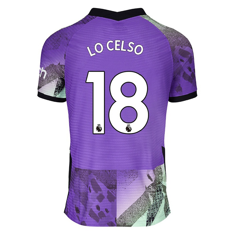 Naisten Jalkapallo Giovani Lo Celso #18 Violetti 3. Paita 2021/22 Lyhythihainen Paita T-paita
