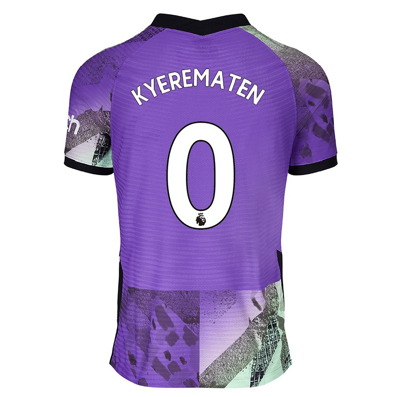 Naisten Jalkapallo Rio Kyerematen #0 Violetti 3. Paita 2021/22 Lyhythihainen Paita T-paita