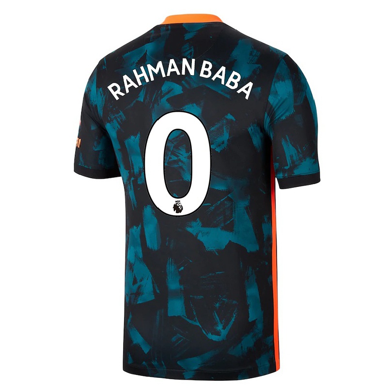Naisten Jalkapallo Abdul Rahman Baba #0 Tummansininen 3. Paita 2021/22 Lyhythihainen Paita T-paita