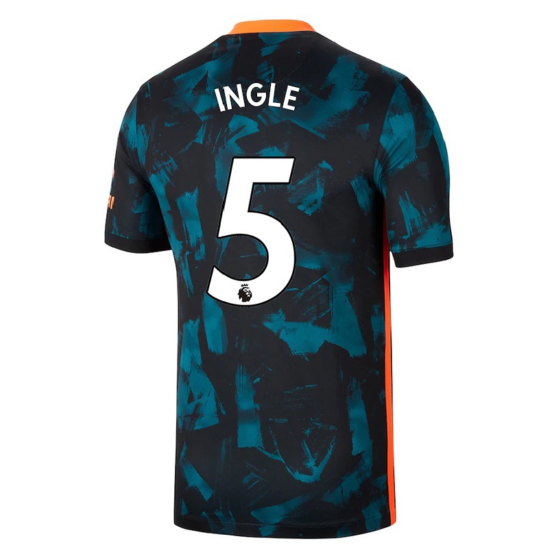 Naisten Jalkapallo Sophie Ingle #5 Tummansininen 3. Paita 2021/22 Lyhythihainen Paita T-paita