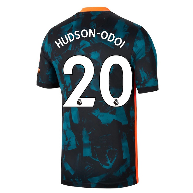 Naisten Jalkapallo Callum Hudson-odoi #20 Tummansininen 3. Paita 2021/22 Lyhythihainen Paita T-paita