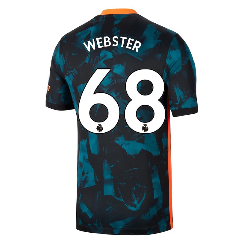 Naisten Jalkapallo Charlie Webster #68 Tummansininen 3. Paita 2021/22 Lyhythihainen Paita T-paita