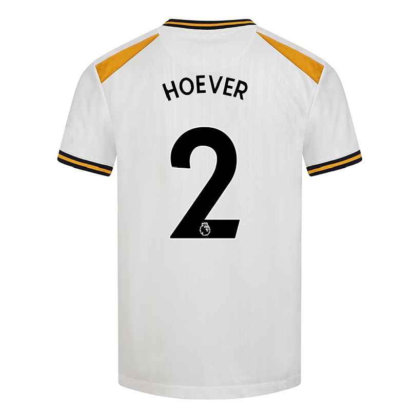 Naisten Jalkapallo Ki-jana Hoever #2 Valkoinen Keltainen 3. Paita 2021/22 Lyhythihainen Paita T-paita