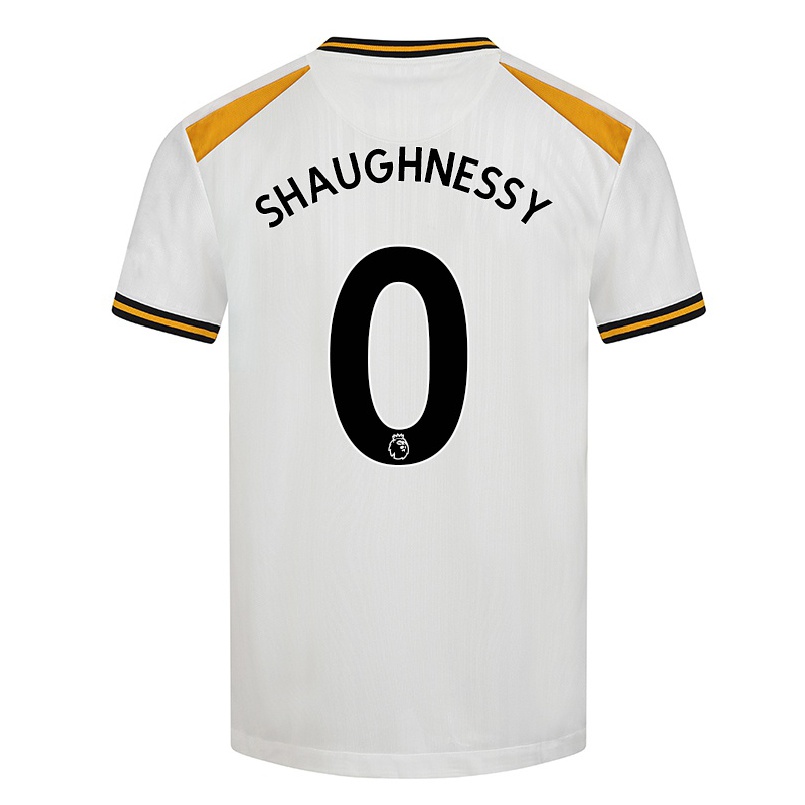 Naisten Jalkapallo Joe O'Shaughnessy #0 Valkoinen Keltainen 3. Paita 2021/22 Lyhythihainen Paita T-paita