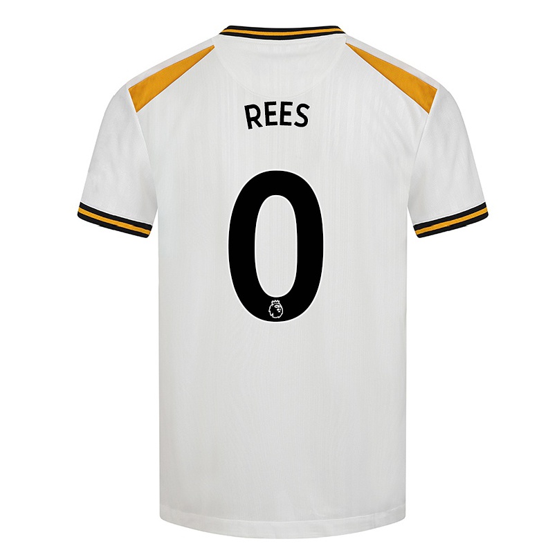 Naisten Jalkapallo Mason Rees #0 Valkoinen Keltainen 3. Paita 2021/22 Lyhythihainen Paita T-paita