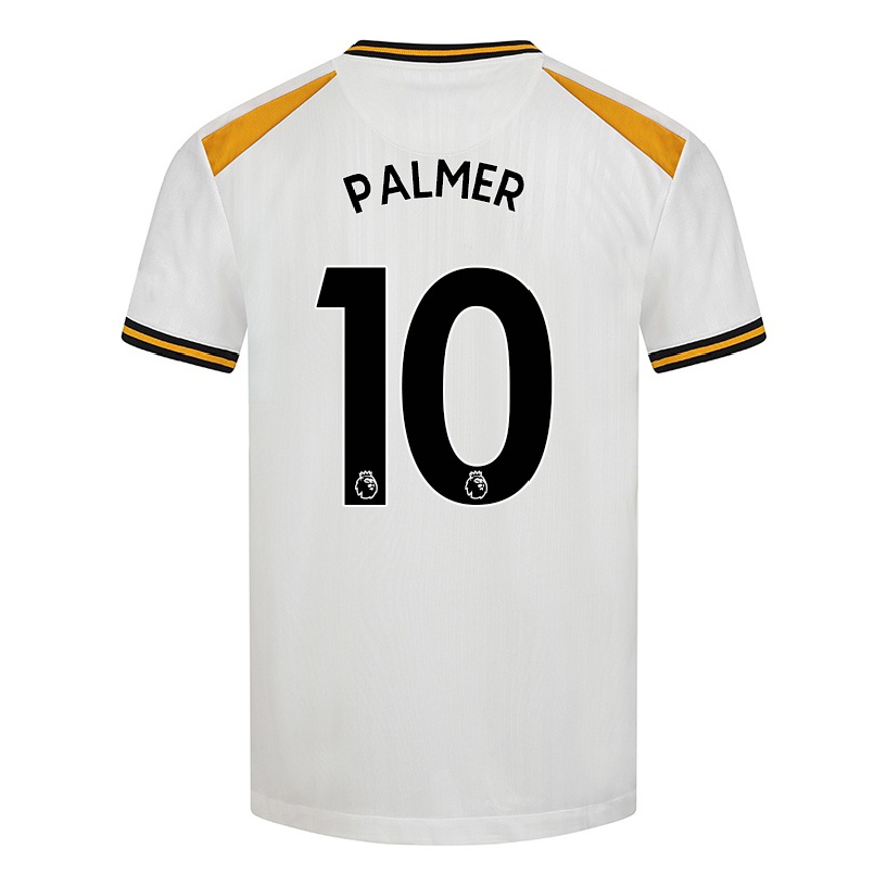 Naisten Jalkapallo Jamila Palmer #10 Valkoinen Keltainen 3. Paita 2021/22 Lyhythihainen Paita T-paita