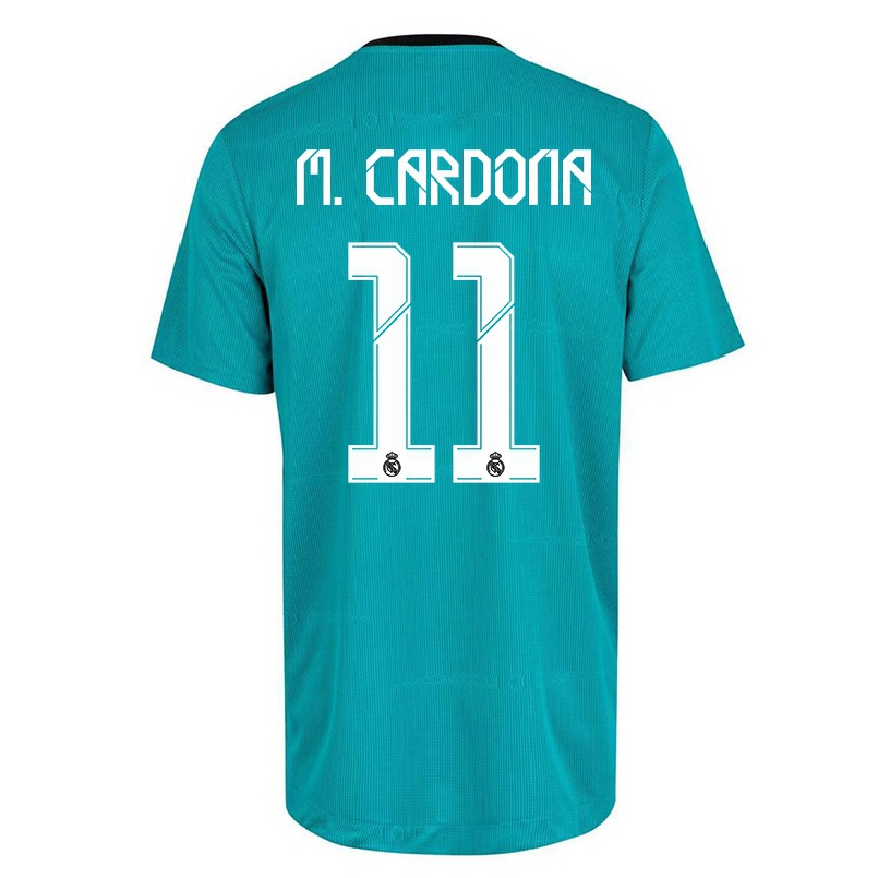 Naisten Jalkapallo Marta Cardona #11 Vaaleanvihreä 3. Paita 2021/22 Lyhythihainen Paita T-paita
