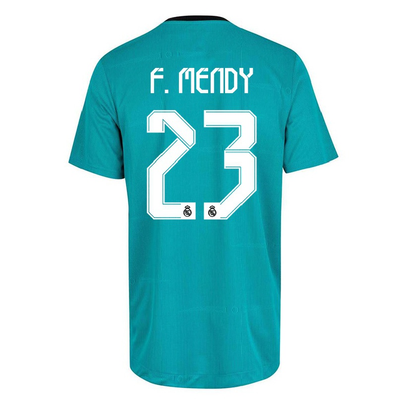 Naisten Jalkapallo Ferland Mendy #23 Vaaleanvihreä 3. Paita 2021/22 Lyhythihainen Paita T-paita