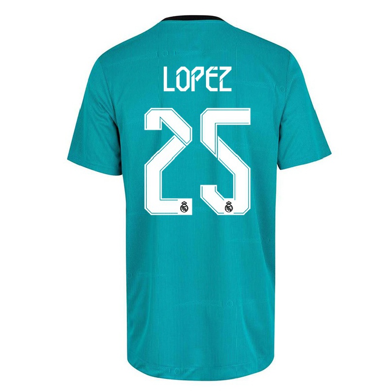 Naisten Jalkapallo Luis Lopez #25 Vaaleanvihreä 3. Paita 2021/22 Lyhythihainen Paita T-paita