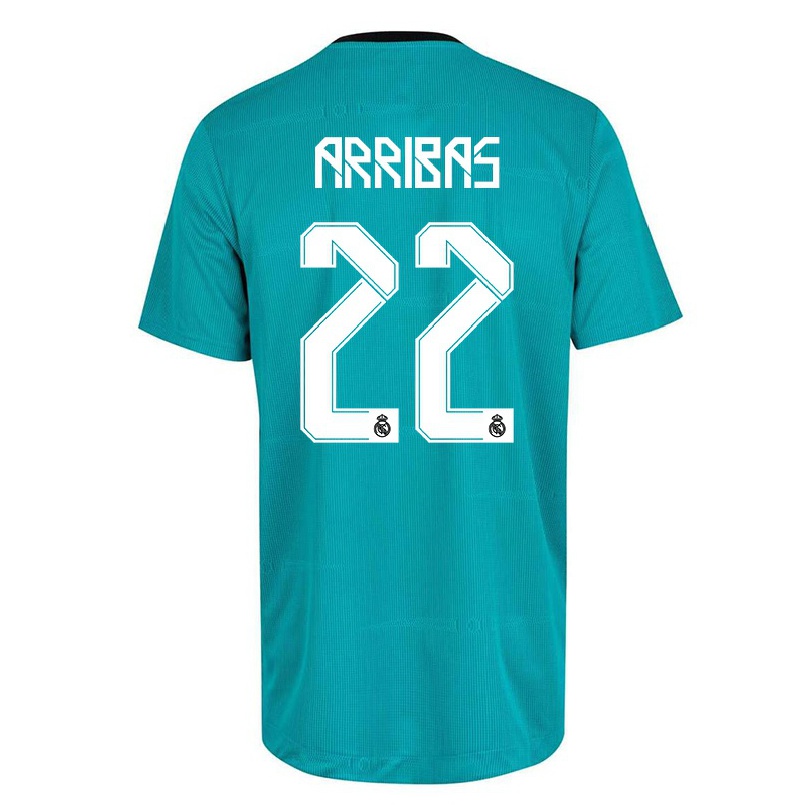 Naisten Jalkapallo Sergio Arribas #22 Vaaleanvihreä 3. Paita 2021/22 Lyhythihainen Paita T-paita