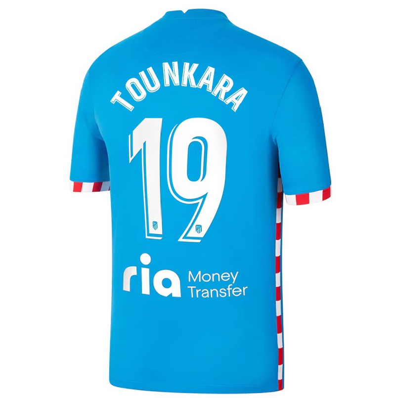 Naisten Jalkapallo Aissatou Tounkara #19 Sininen 3. Paita 2021/22 Lyhythihainen Paita T-paita