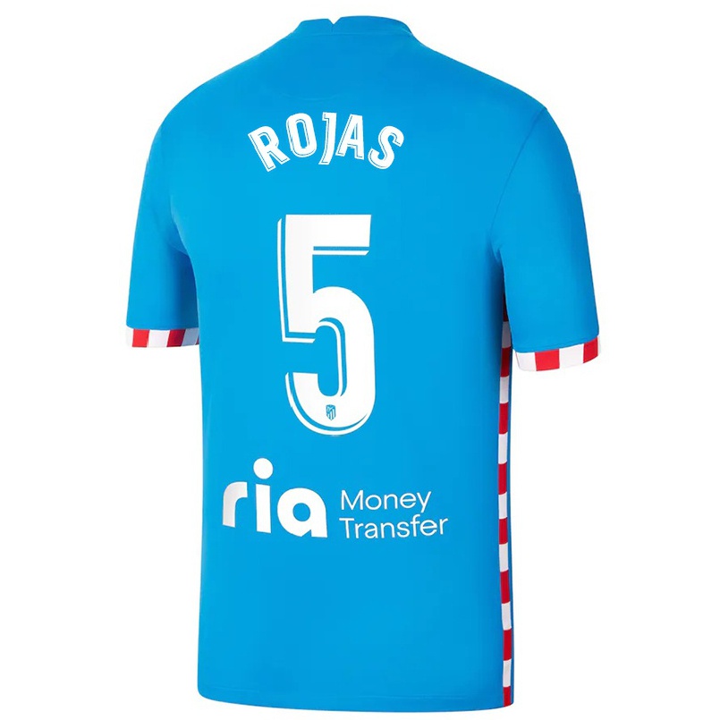 Naisten Jalkapallo Joan Rojas #5 Sininen 3. Paita 2021/22 Lyhythihainen Paita T-paita