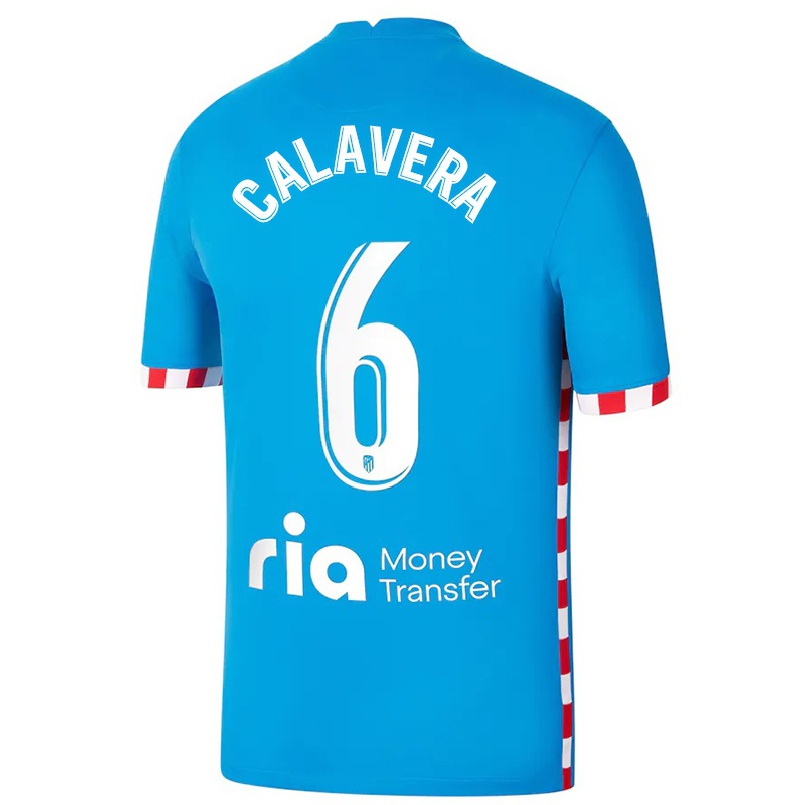 Naisten Jalkapallo Josep Calavera #6 Sininen 3. Paita 2021/22 Lyhythihainen Paita T-paita