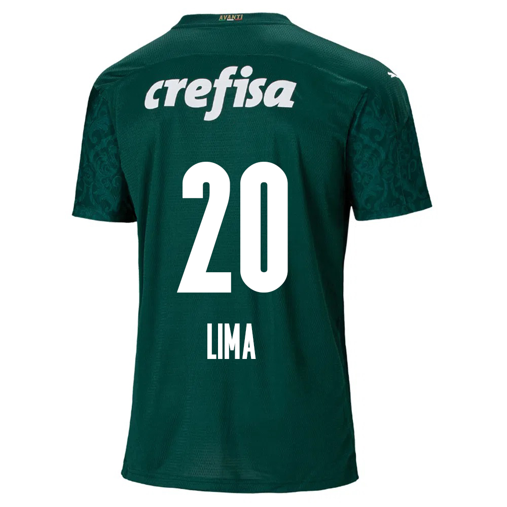 Naisten Jalkapallo Lucas Lima #20 Kotipaita Vihreä Pelipaita 2020/21 Lyhythihainen Paita