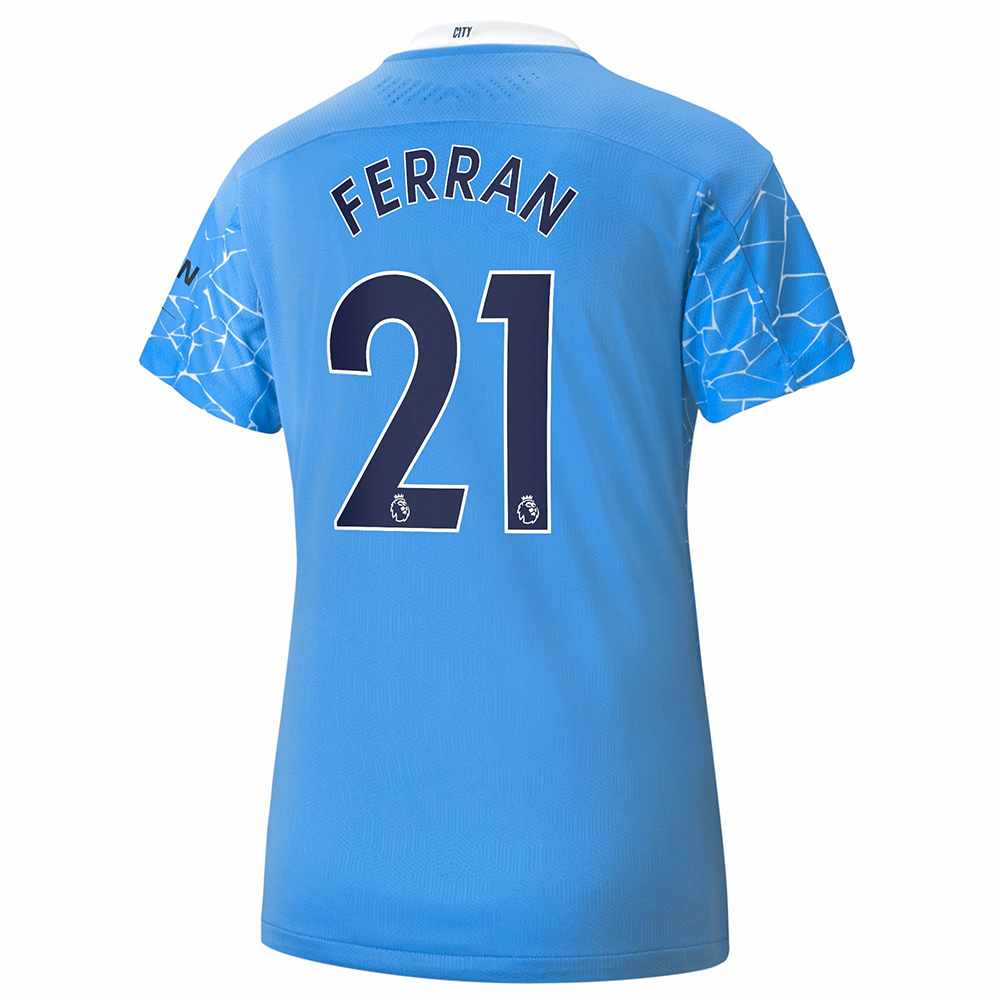 Naisten Jalkapallo Ferran Torres #21 Kotipaita Sininen Pelipaita 2020/21 Lyhythihainen Paita