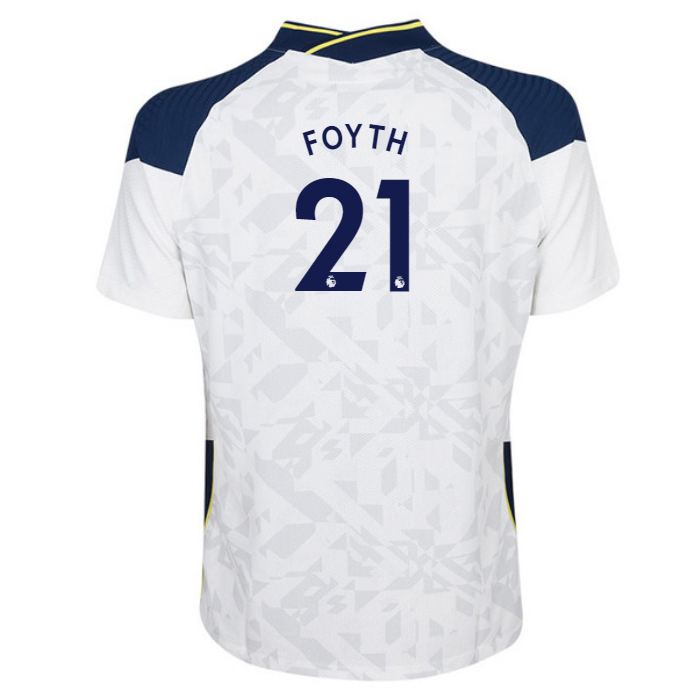Naisten Jalkapallo Juan Foyth #21 Kotipaita Valkoinen Pelipaita 2020/21 Lyhythihainen Paita
