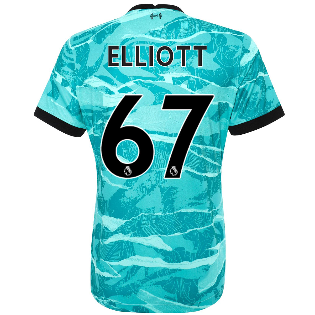 Naisten Jalkapallo Harvey Elliott #67 Vieraspaita Sininen Pelipaita 2020/21 Lyhythihainen Paita