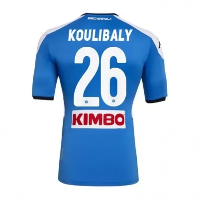 Miesten Jalkapallo Kalidou Koulibaly 26 Kotipaita Sininen Pelipaita 2019/20 Lyhythihainen Paita